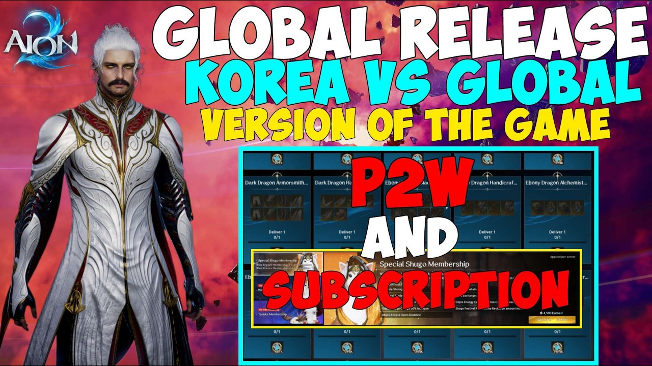 AION 2 Global vs Korean - What Changes Should We Expect?