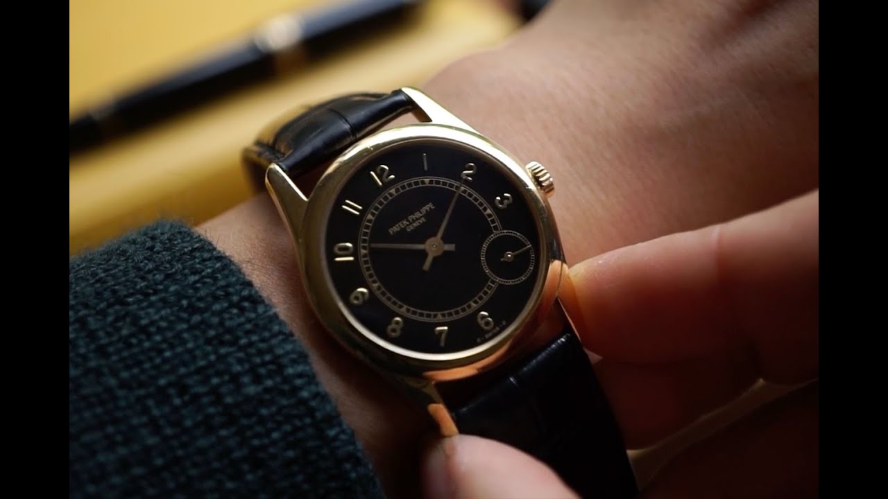 Patek Philippe Calatrava 5000J Yellow Gold Automatic w/ Deployment 1990s