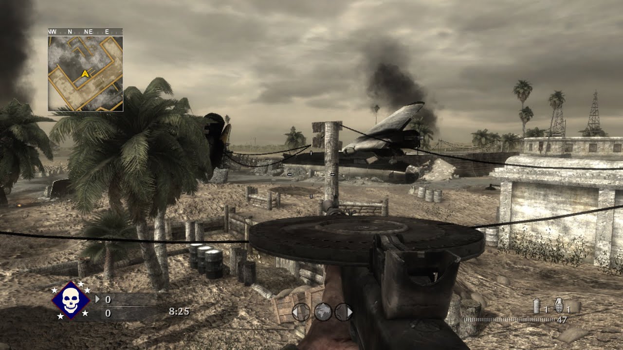 Call of Duty WAW DP-28 or the Dinner Plate Gameplay (No Commentary)