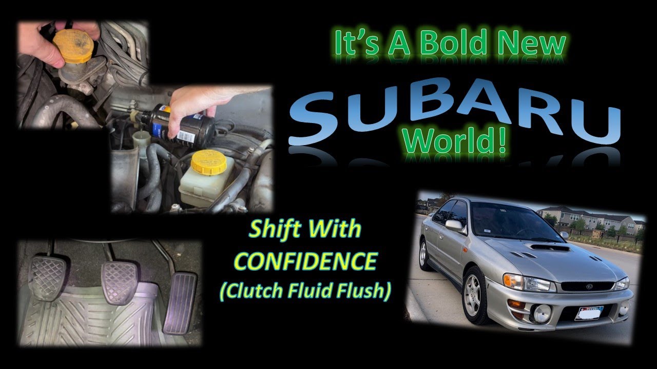 Shift with confidence – Flushing the clutch fluid in the 2000 Subaru Impreza