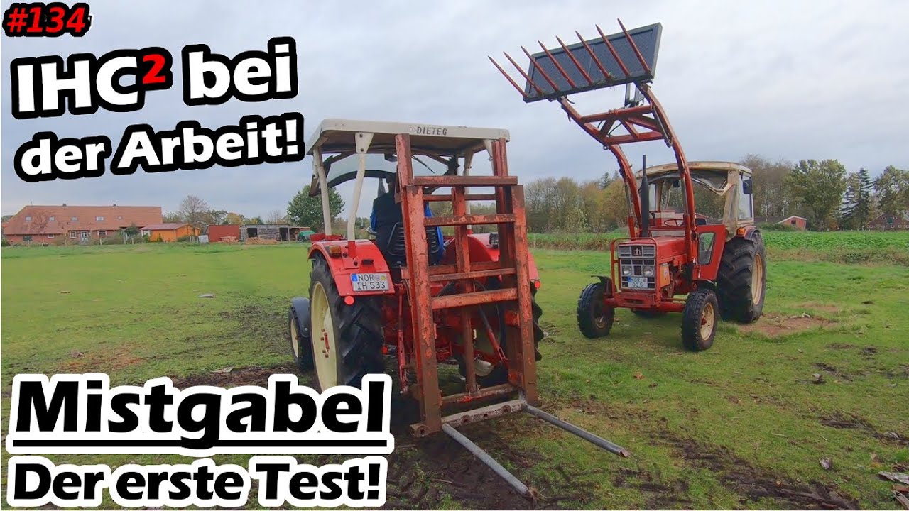 Mistgabel im Einsatz! | Kisten stapeln mit'm IHC 533 | IHC 633 | Mr. Moto