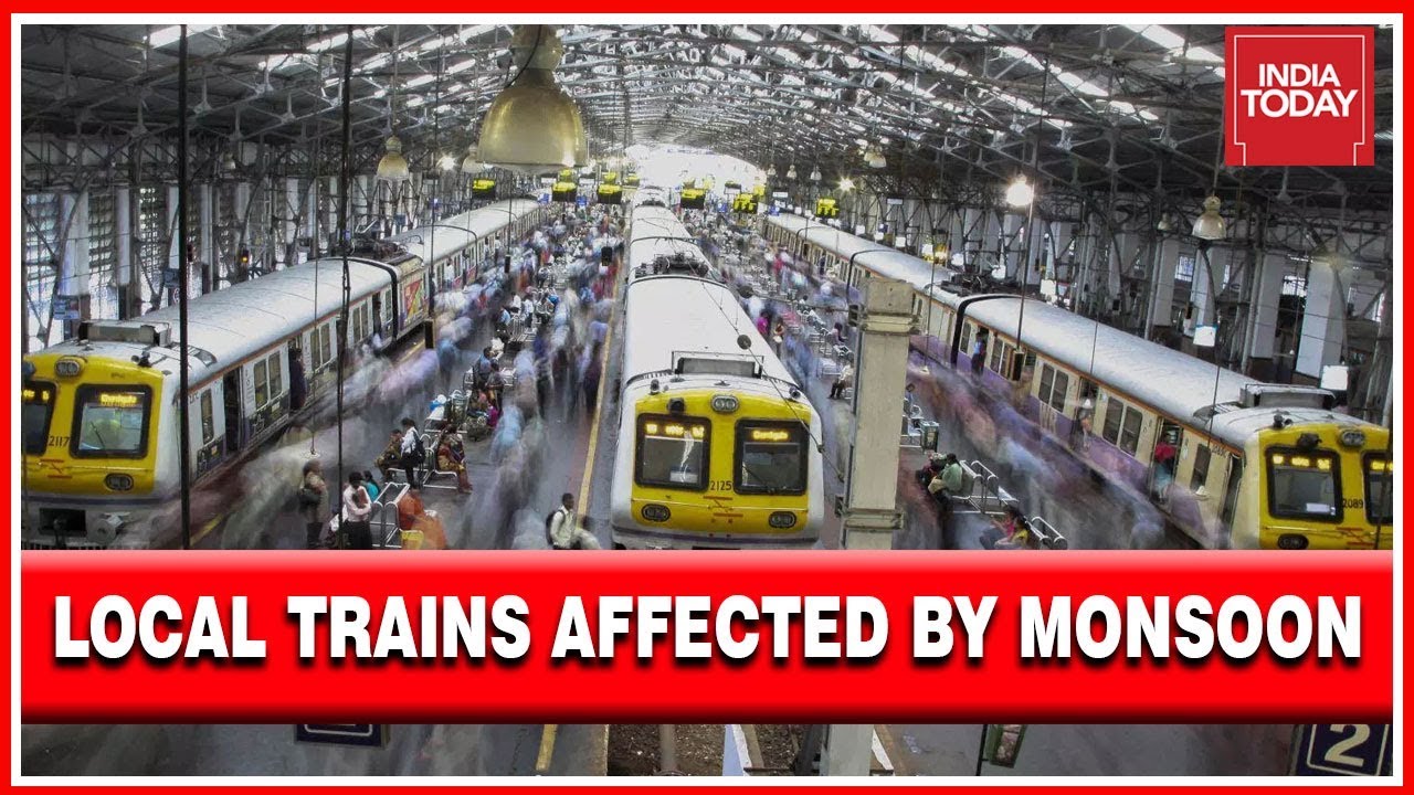 Mumbai Monsoon Mess : Local Trains Affected As Heavy Rains Lash City