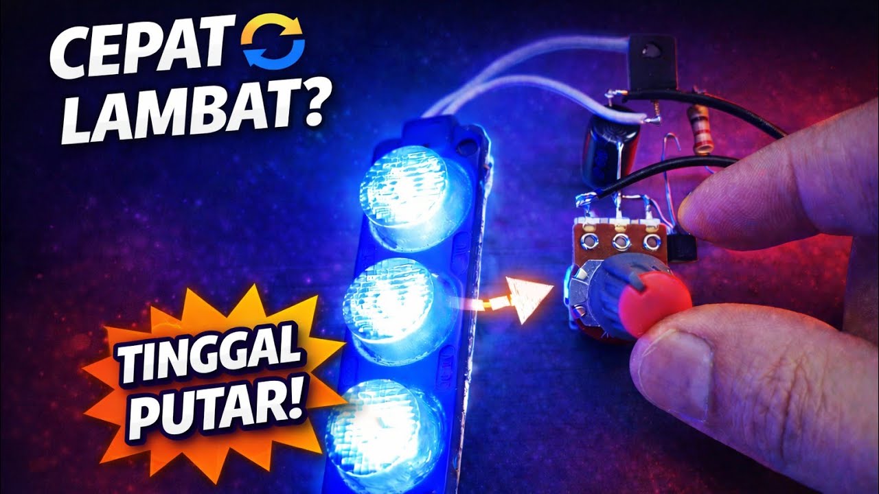LED Berkedip Bisa Diatur Kecepatannya? Ternyata Segampang Ini! 🔥
