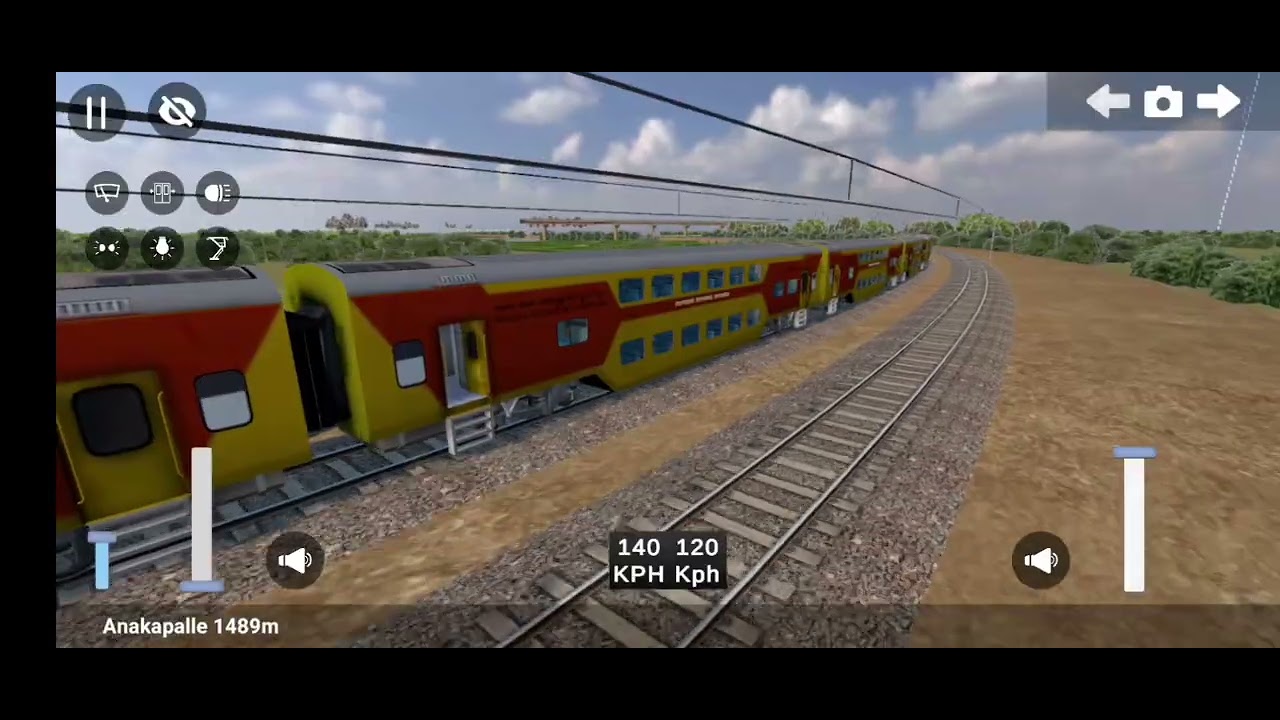 Indian train driving 3d gameplay video #viral #train #trend #game.🚄🚄🚄✌️✌️✌️✌️