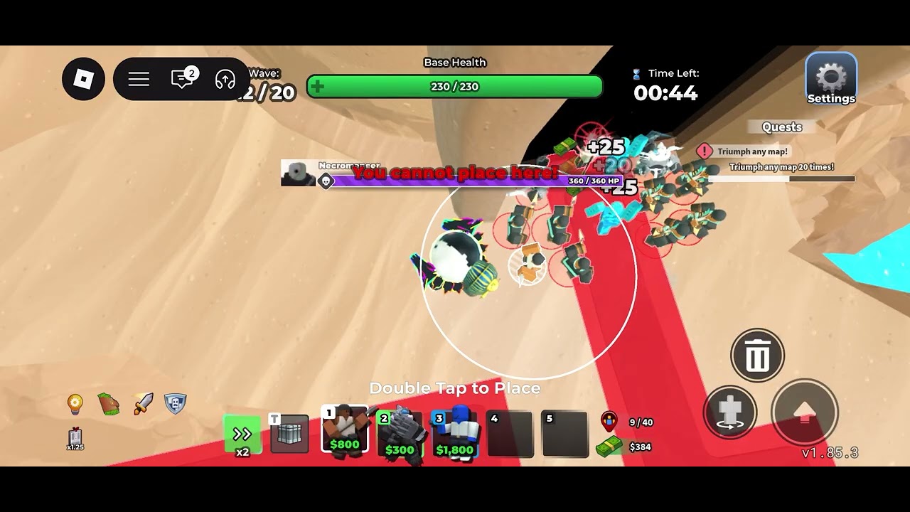 Speed running easy mode tds