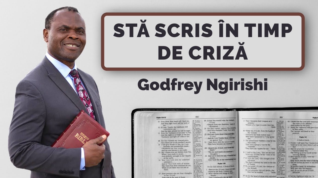 1.STÃ SCRIS IN TIMP DE CRIZÃ - Godfrey Ngirishi