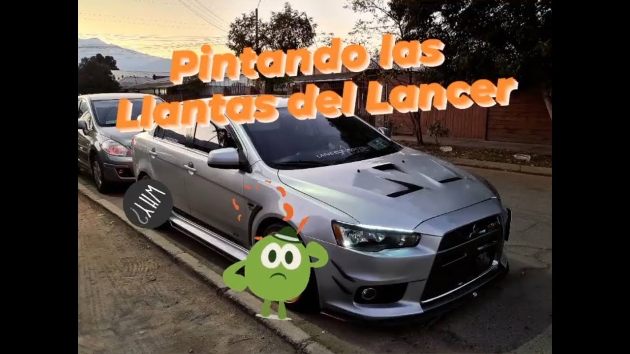 NUEVO COLOR A LAS LLANTAS DEL LANCER - Lancer de Claudio