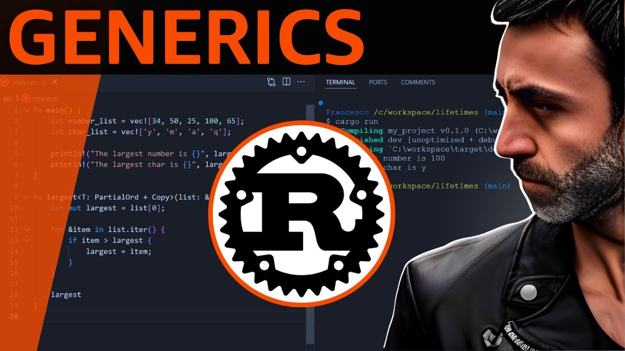 Дженерики в Rust: функции, структуры, перечисления и производительность
