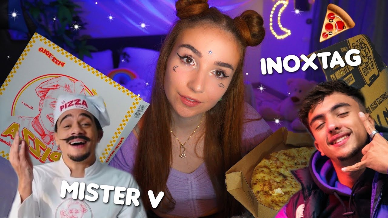 ASMR: JE TESTE LES PIZZAS D'INOXTAG ET MISTER V 🍕
