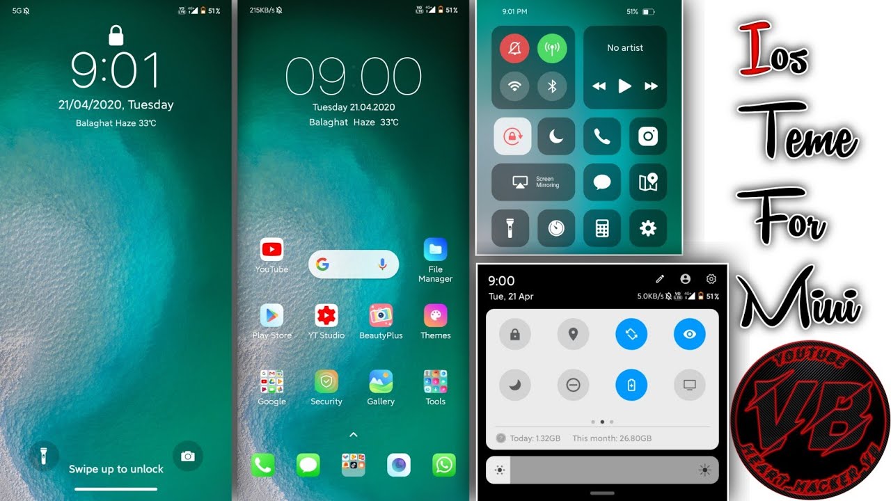 MIUI 11 THEME, New iOS Theme For MIUI 11,Miui 12 Official Theme, New System Ui And New Icon,Download