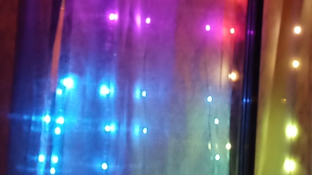 Temu Curtain lights runthrough
