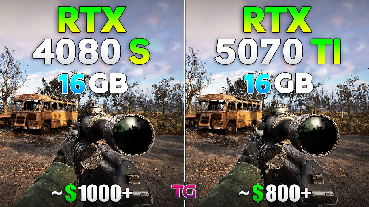 RTX 4080 SUPER vs RTX 5070 Ti - Test in 10 Games | 4K