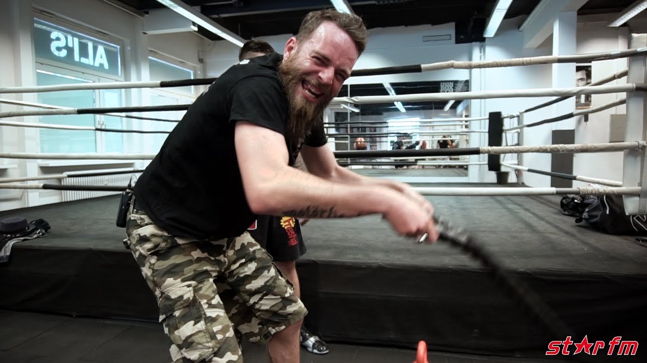 Chrisportage: Christian beim Boxen