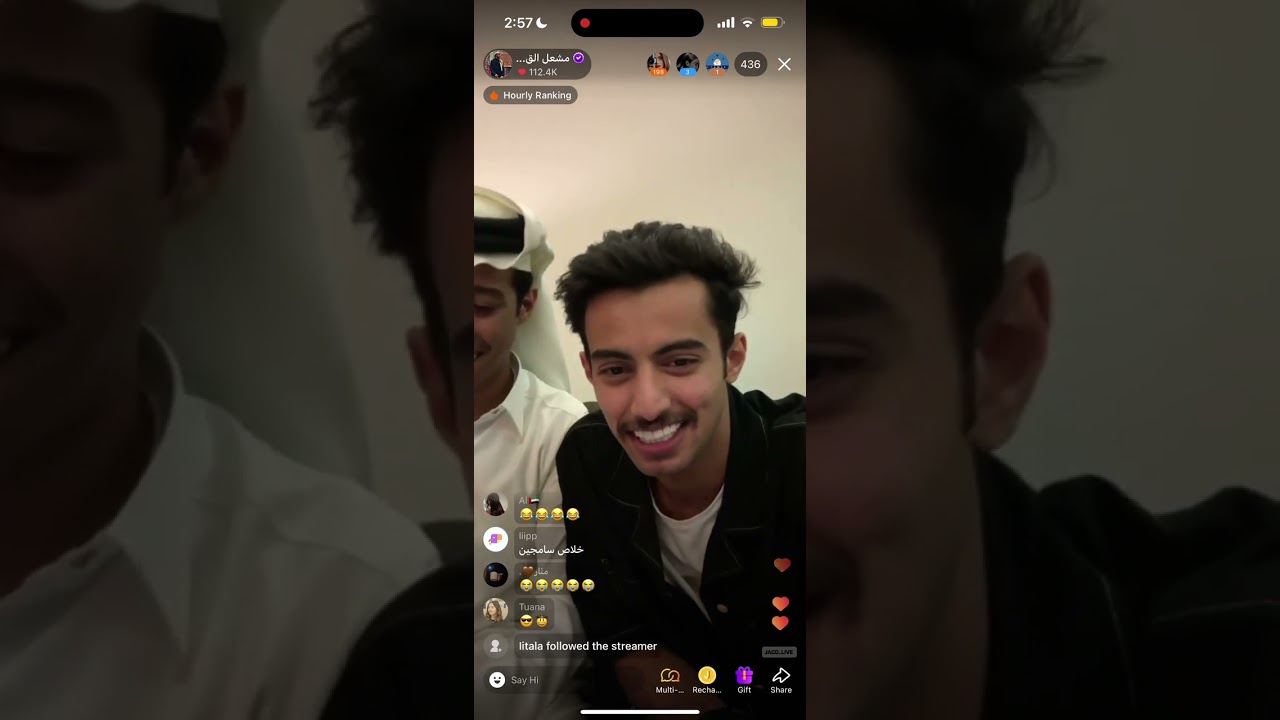بث مشعل القحطاني مع محمد دنعه بجاكو قست مع احمد حنيف وقستات غريبه😭