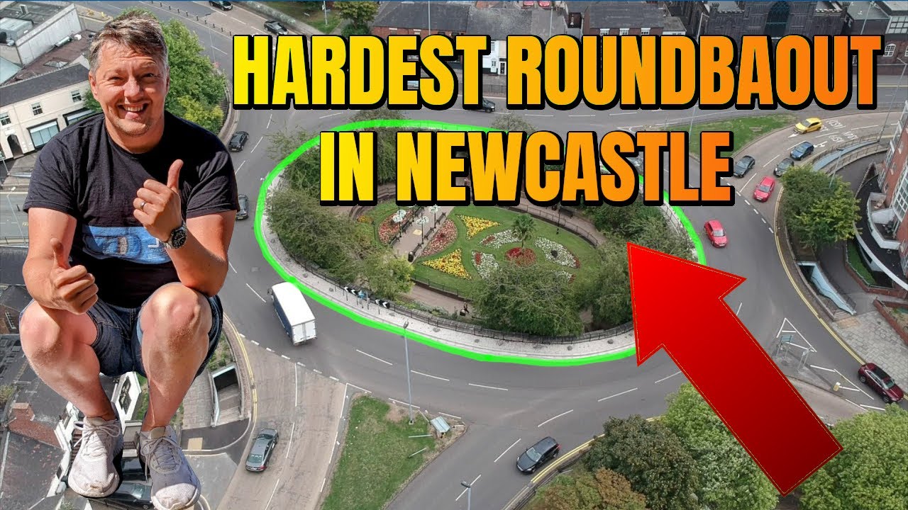 One Of Newcastle Under Lyme's Worst Roundabouts