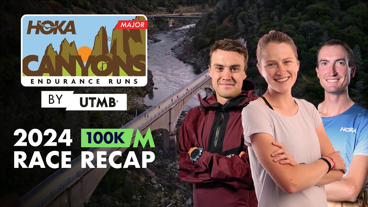 Relive HOKA Canyons Endurance Runs 🟩 100K as if you were leading the pack!