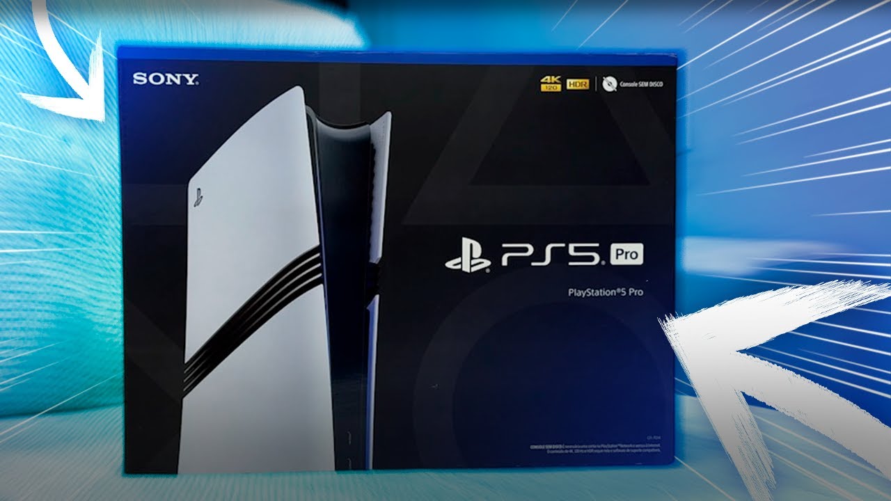 PLAYSTATION 5 PRO - UNBOXING e Primeiras Impress&otilde;es (PS5 Pro)