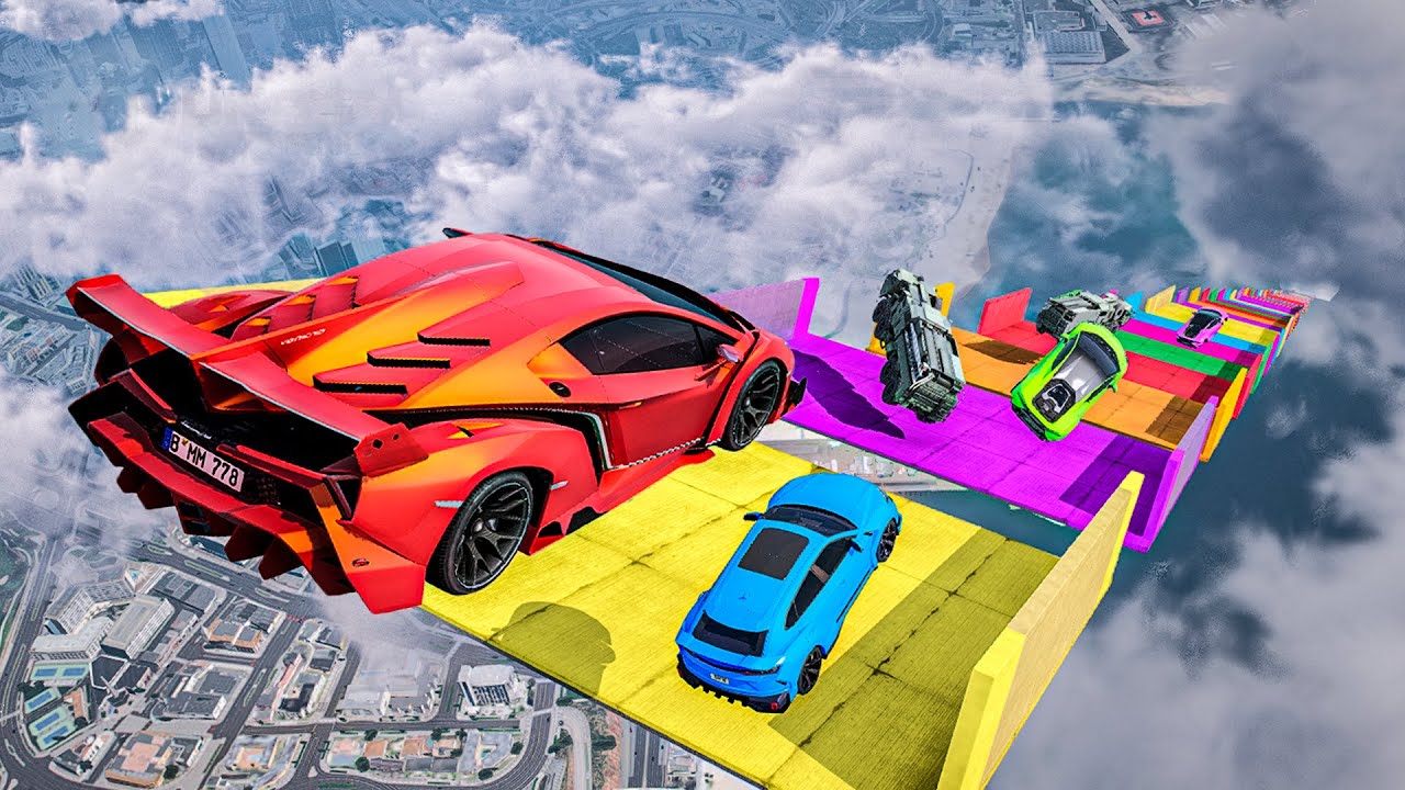 LA MEJOR MEGA RAMPA DEL MUNDO PERO CON RETOS EXTREMOS!! - GTA 5 ONLINE