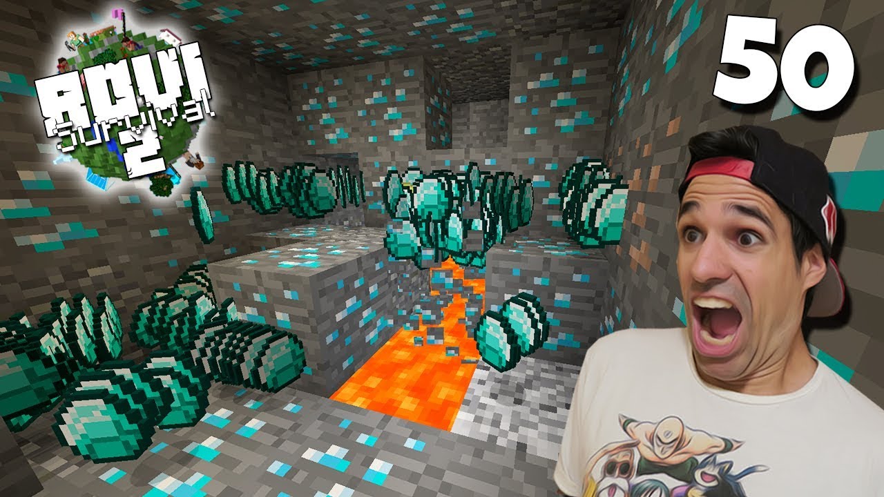 &iexcl;&iexcl; PIERDO TODOS MIS DIAMANTES !! | Rovi Survival Minecraft 2 | Episodio 50