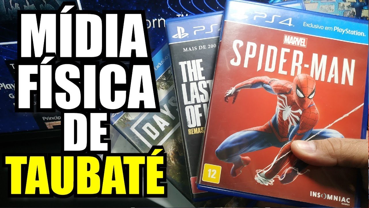 MÍDIA FÍSICA NO PS4 