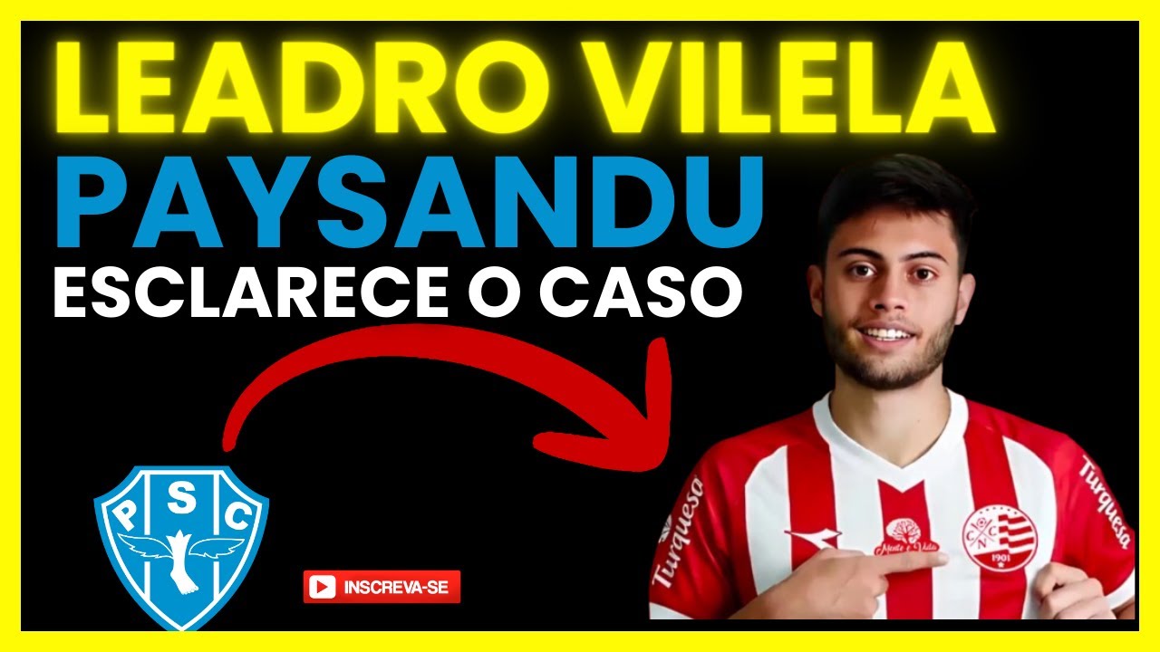 Caso Leandro Vilela; Paysandu explica