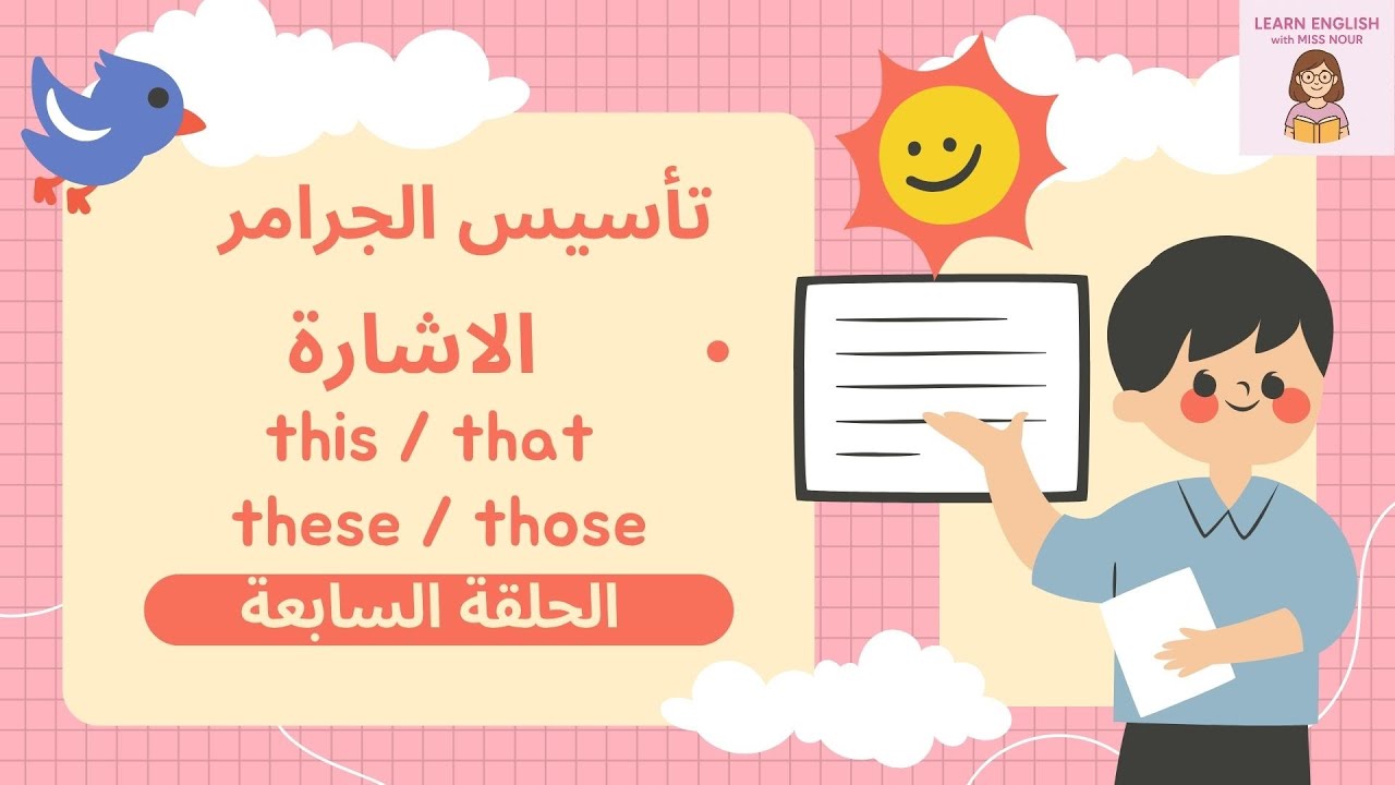 ⭐ اتعلم This – That – These – Those بسهولة | أهم درس في المحادثة الإنجليزية