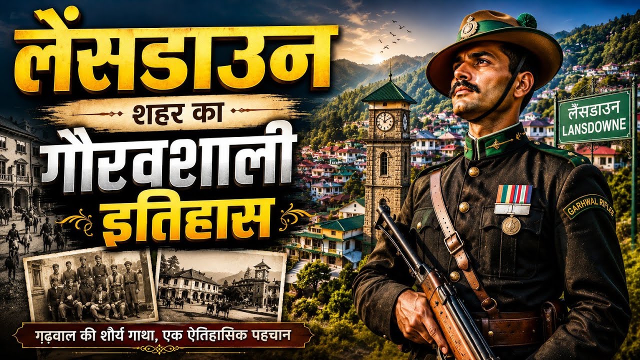 लैंसडाउन शहर का गौरवशाली इतिहास || Glorious History of Lansdowne City ||Indian Army Day 15 January🇮🇳