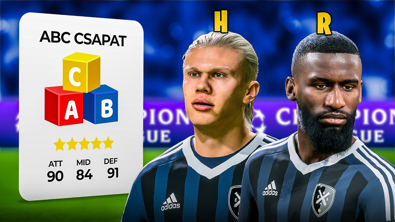 AZ ABC SZERINT VÁSÁROLTAM MEG A CSAPATOM!! ⚽⚽