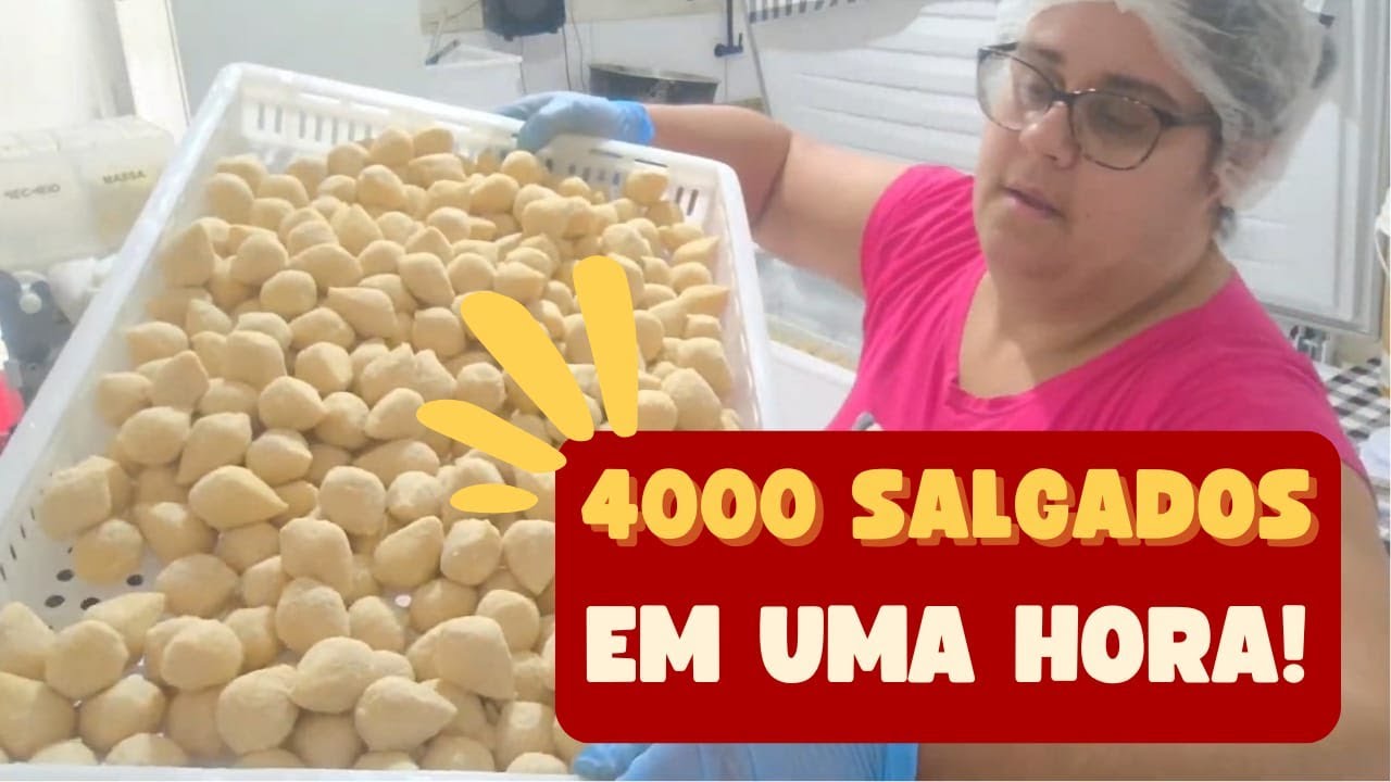 PRODUÇÃO PESADA! MAIS DE 4000 SALGADOS! | Diário da Salgadeira