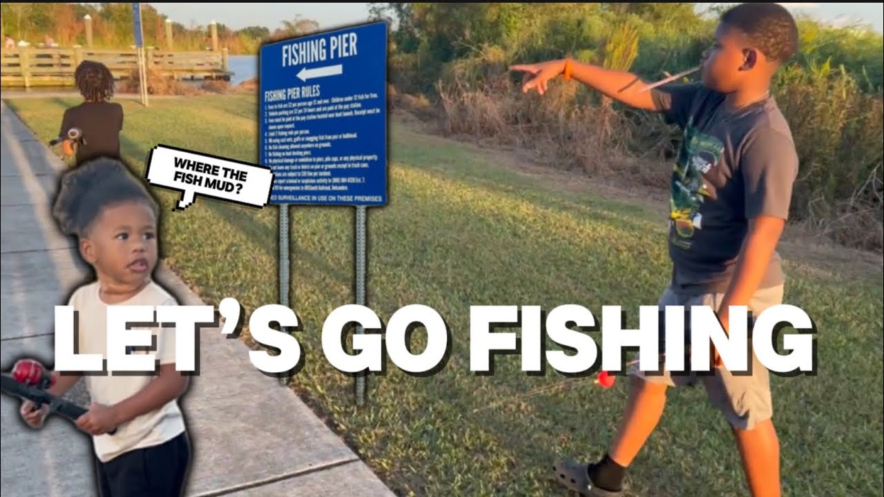 MOM was SAD we didn’t CATCH a FISH