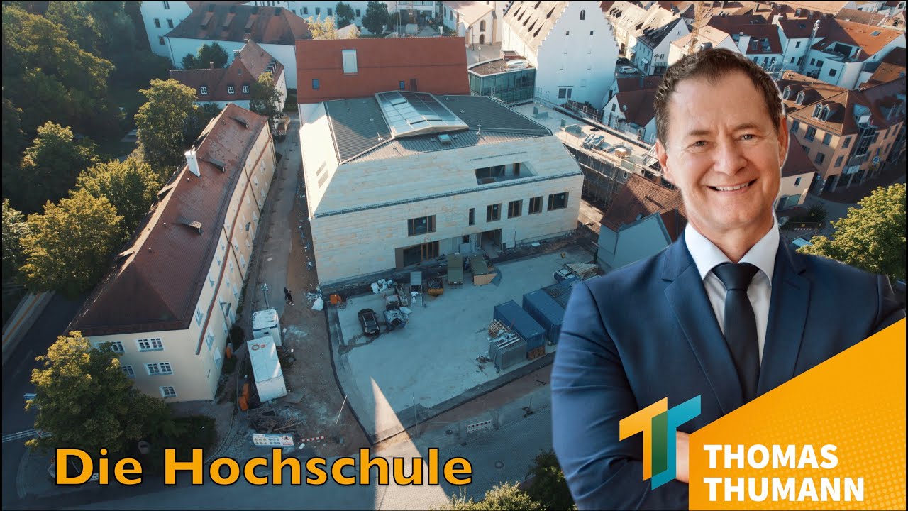 Eine Hochschule für Neumarkt 🧑🏼‍🎓 - Mitten am Residenzplatz - OB Thumann blickt auf das Projekt.