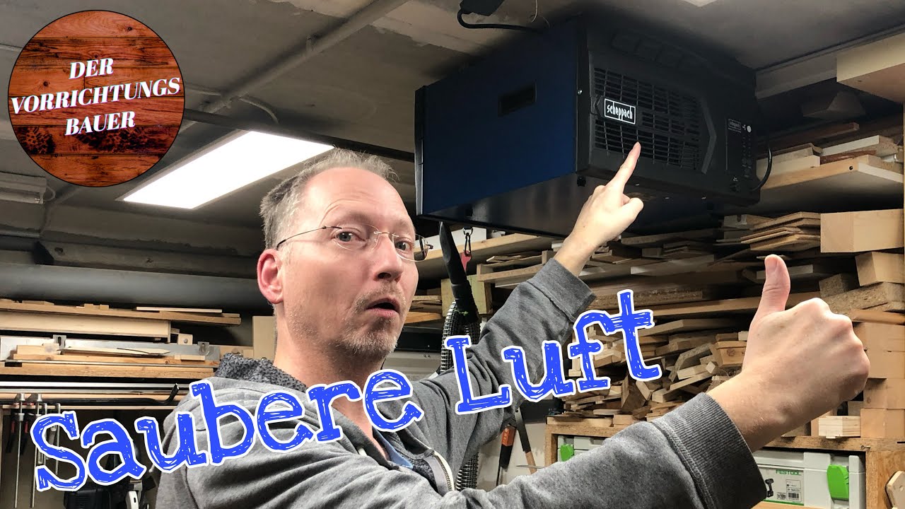 Scheppach HDA-14 Luftreiniger (Absauganlage) im Vergleich mit DIY | Der Vorrichtungsbauer