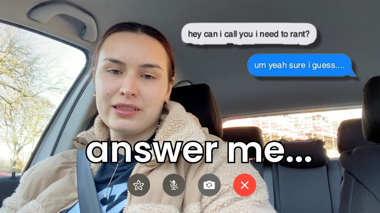 POV: i facetime you to rant