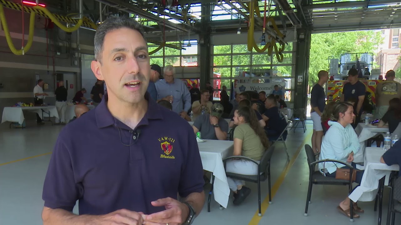 USS Arlington visits Fire Station 5