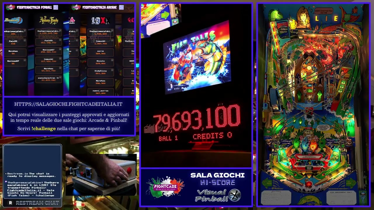 Fish Tales (Williams 1992) - VPW 1.1 - 775.644.080 - [Visual Pinball X - VPX] (2K)