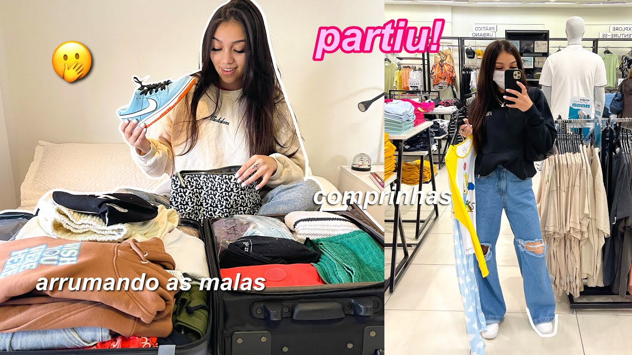 ARRUMANDO AS MALAS + COMPRINHAS