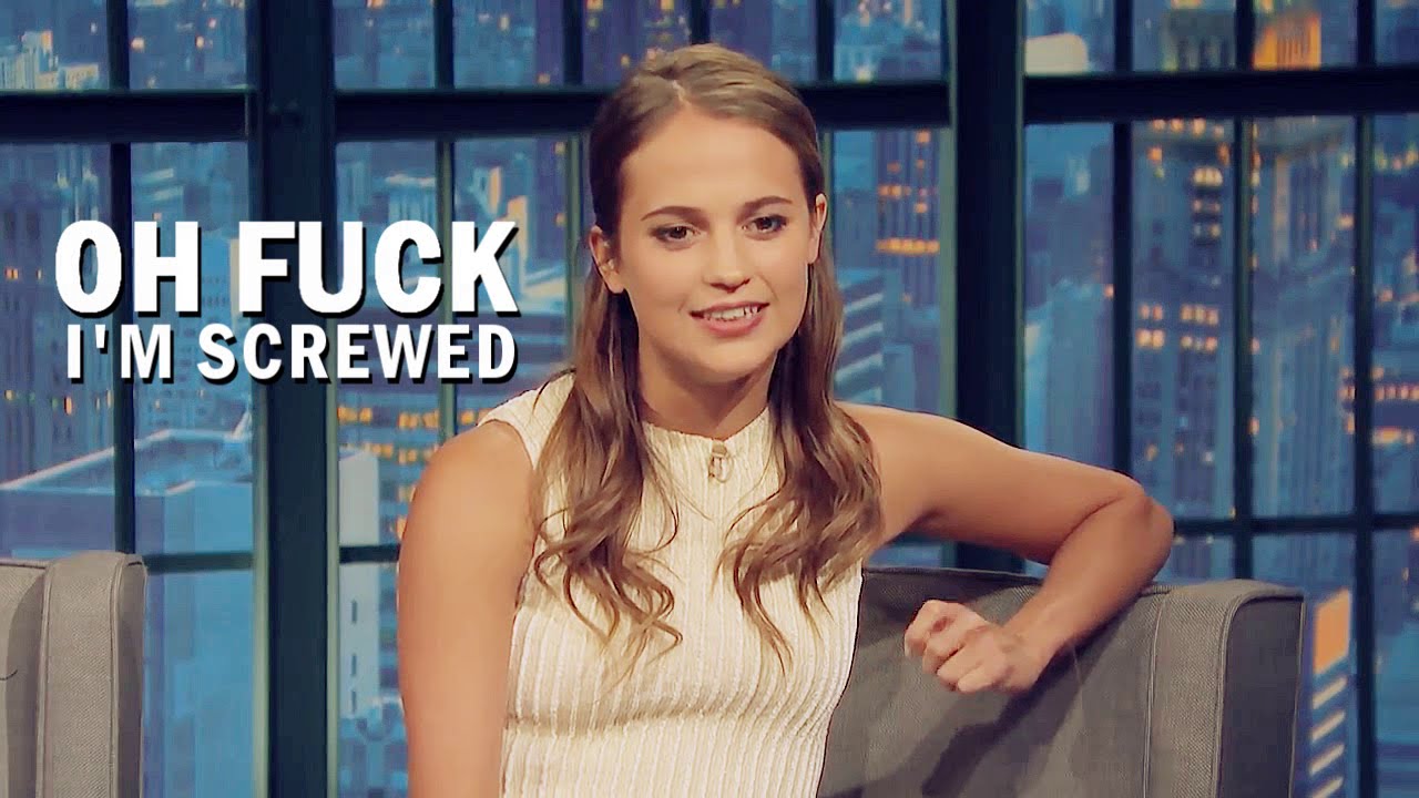 alicia vikander | funny moments