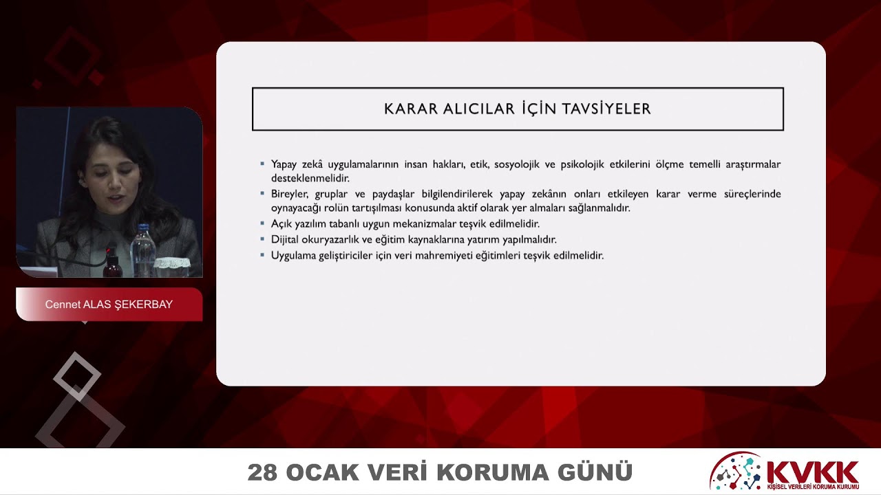 28 Ocak Veri Koruma Günü - YAPAY ZEKÂ ALANINDA KİŞİSEL VERİLERİN KORUNMASI