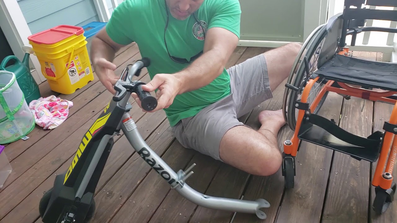 Manual wheelchair power mod under $200!
