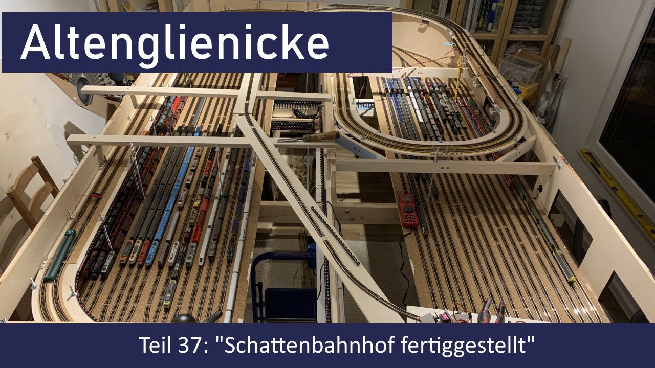 Spur N Teil 37: Schattenbahnhof fertiggestellt