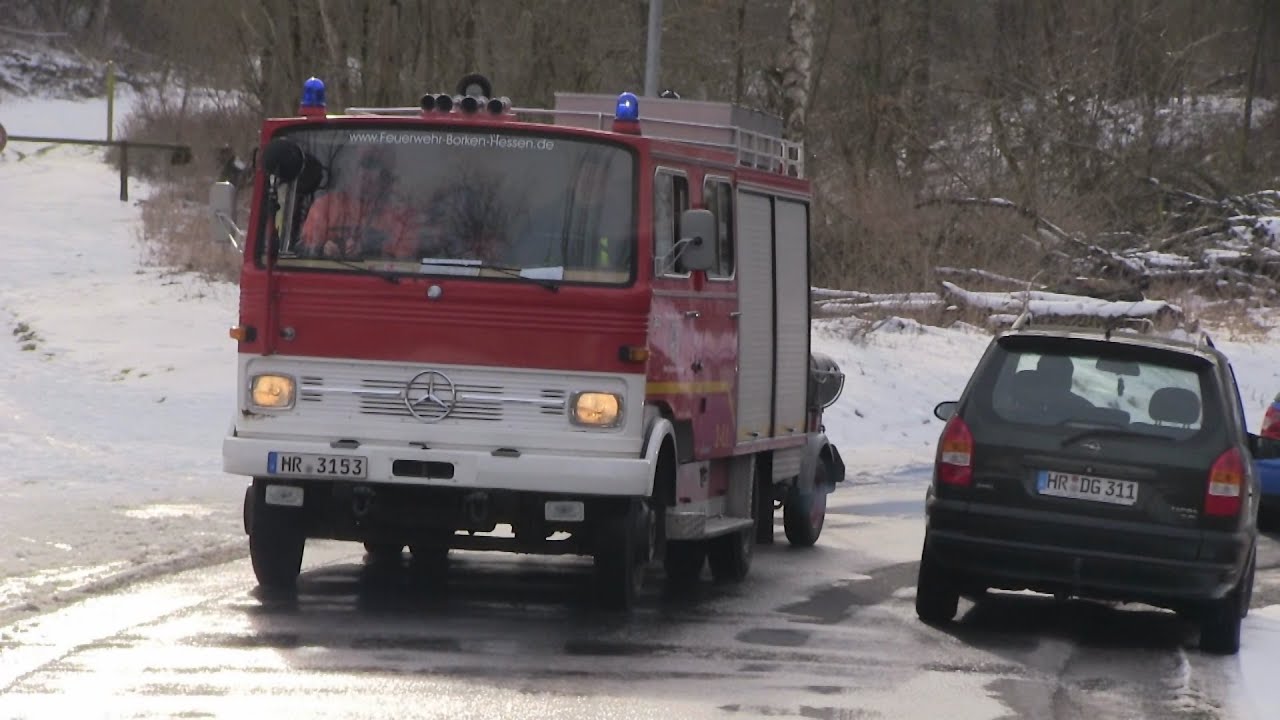 Meteoriten-Hagel in Frielendorf - Katastrophenschutzübung
