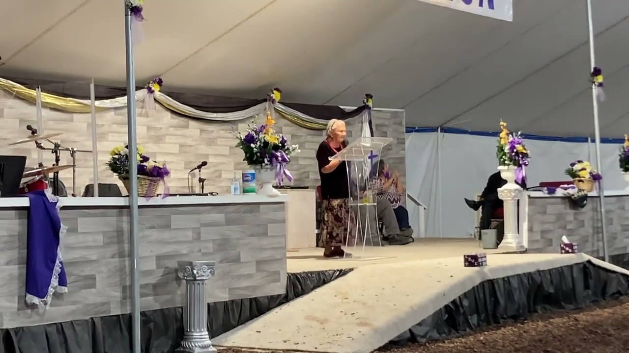 Angela Begay Ministering In Tohatchi, NM
