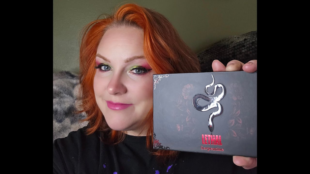 Trying the new Lethal Cosmetics Serpentine palette