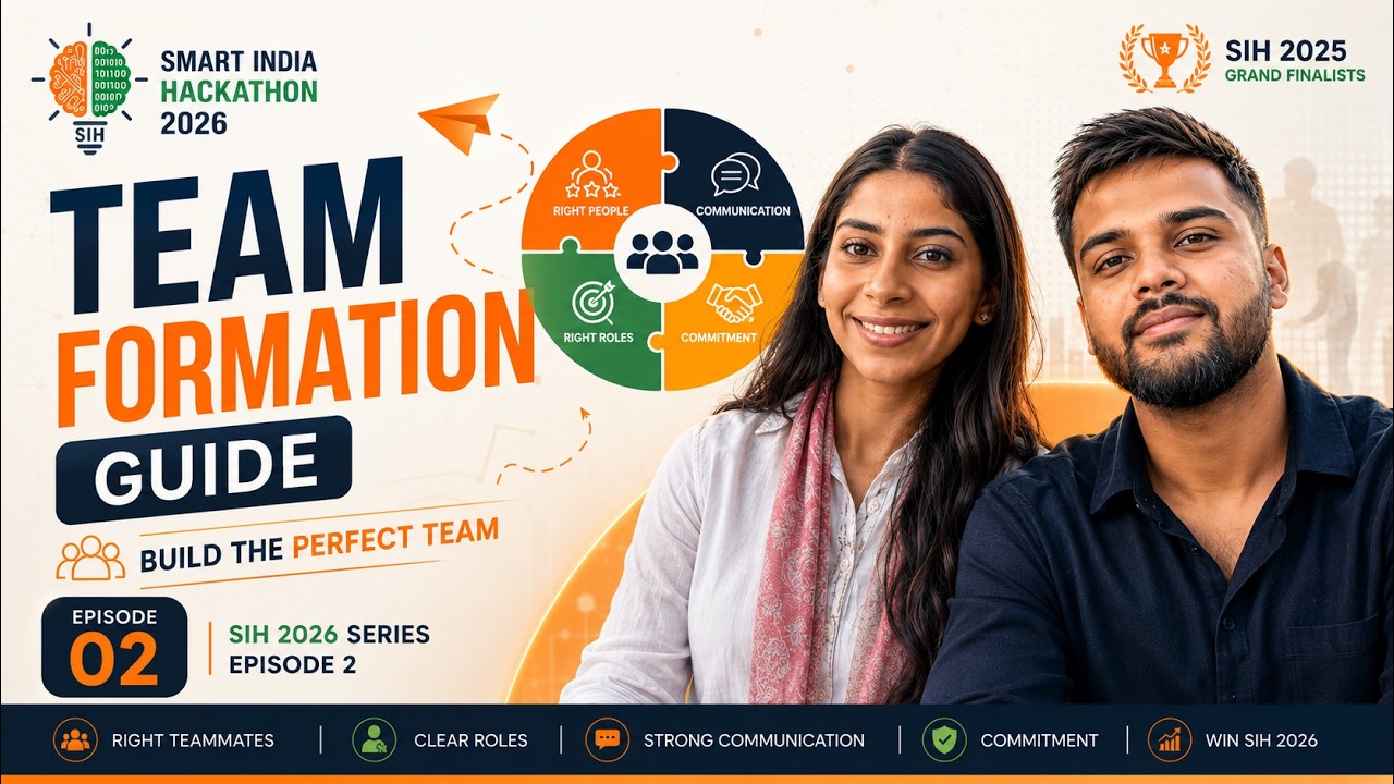 SIH 2026 Team Formation Guide 🏆 Build the PERFECT Team | Smart India Hackathon | Episode 2