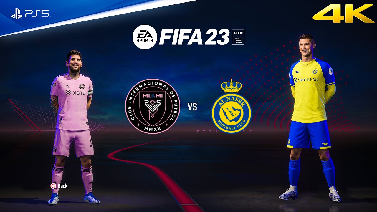 FIFA 23 - Inter Miami vs Al Nassr Ft. Messi vs Ronaldo, Friendly Match | PS5™ Gameplay [4K60]