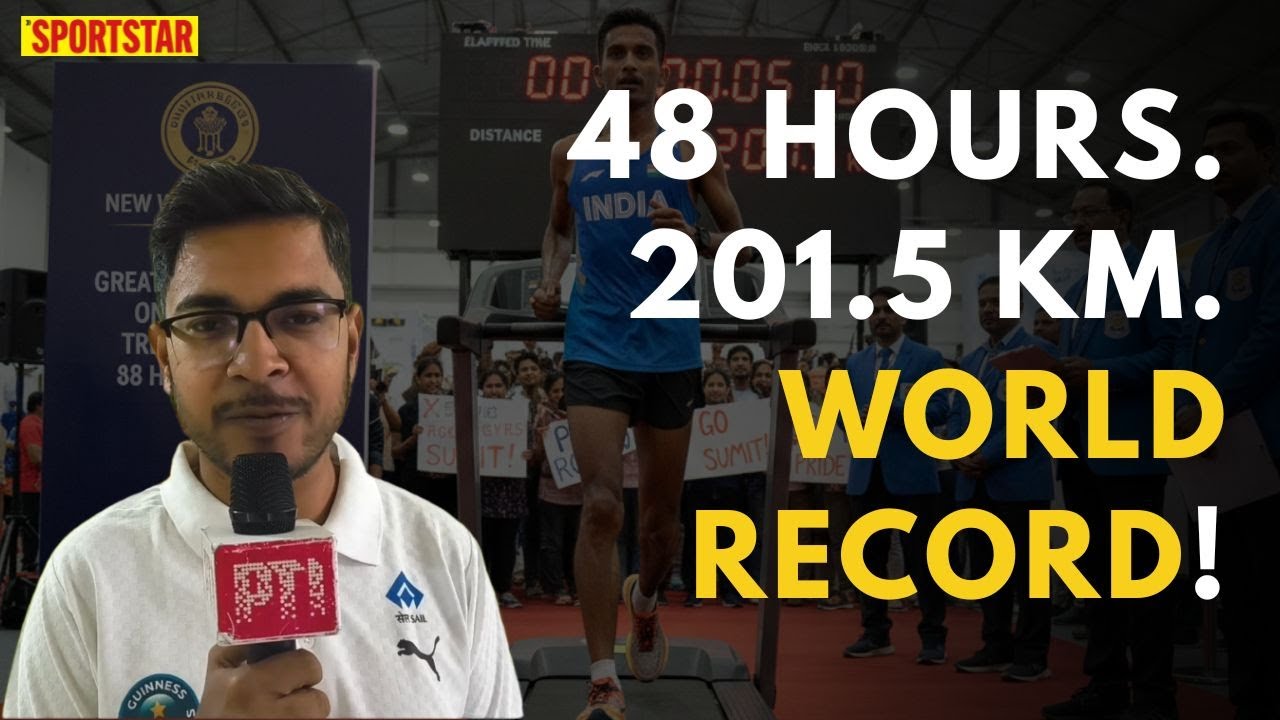 201.5 KM on a manual treadmill! Odisha's Sumit Kumar Singh sets new Guinness World Record