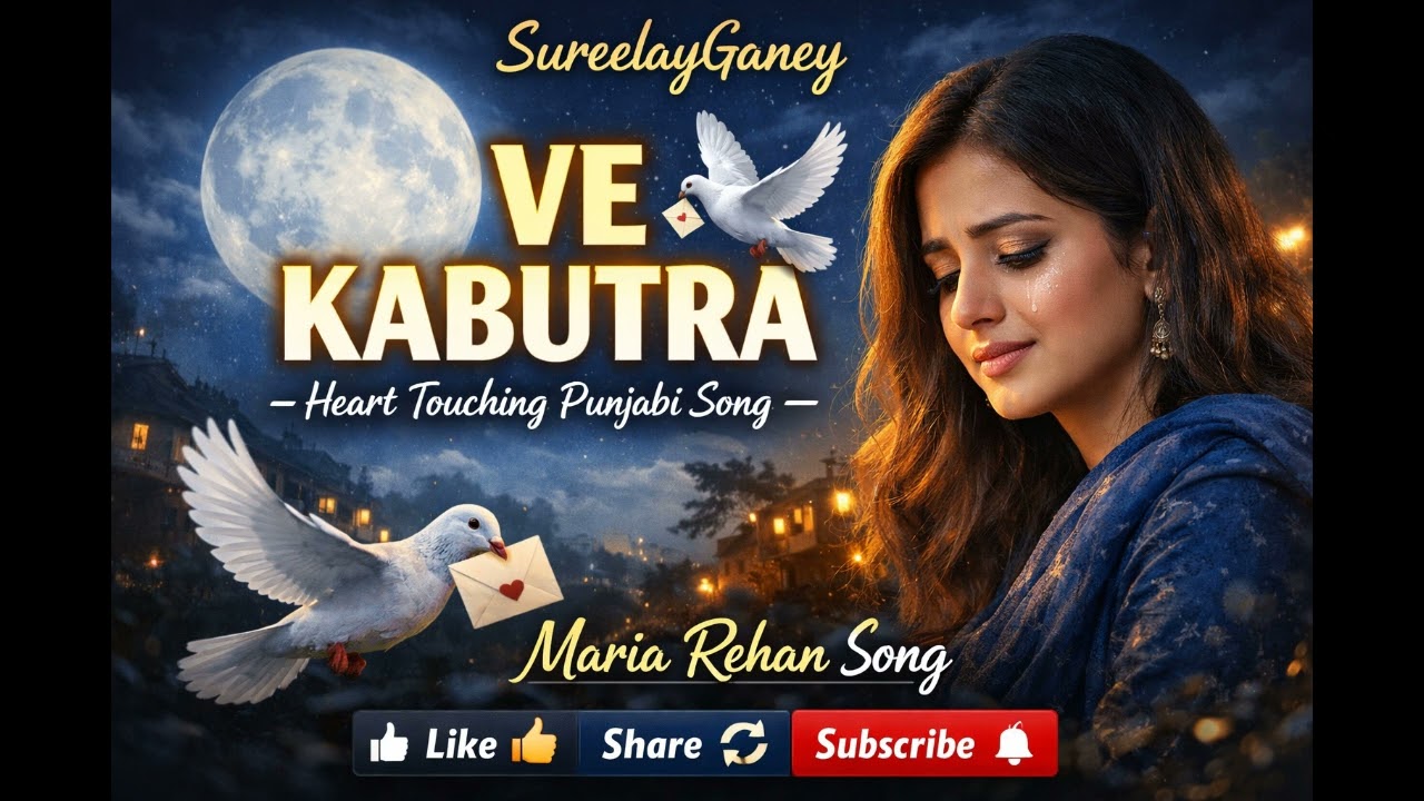 Ve Kabutra 🥀| Heart Touching Punjabi Song | Maria Rehan | SureelayGaney