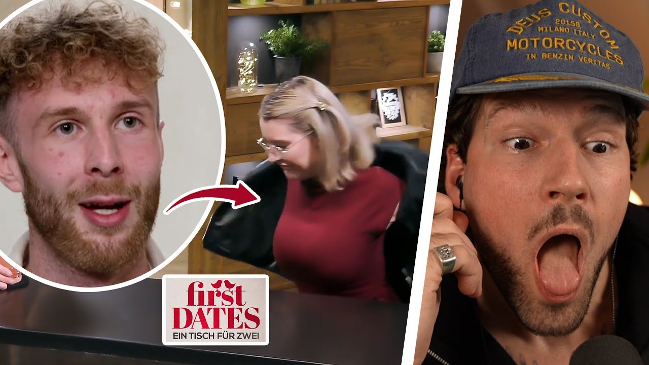 HE STARMS AT HER WHILE TAKE OFF HER JACKET! 😏 First Dates 💔