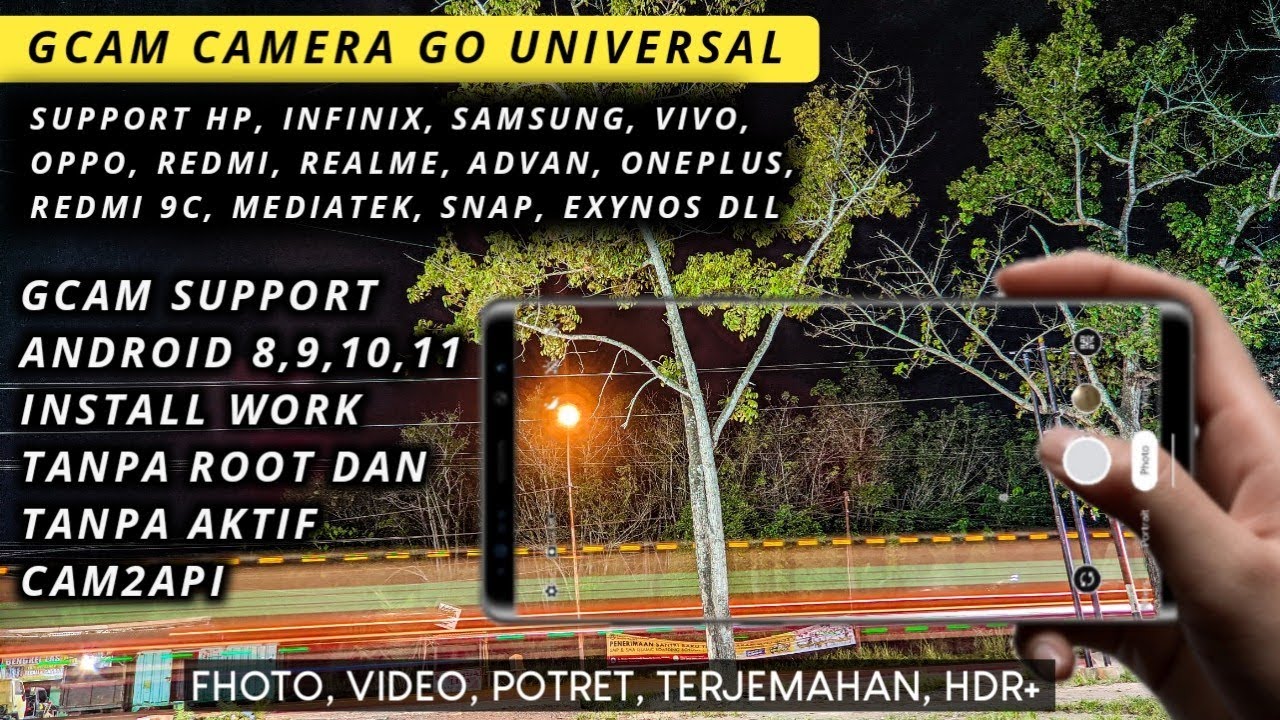 Gcam Camera Go 32bit No Root No Aktif Cam2api Support Semua Merek Handphone Android 8,9,10,11