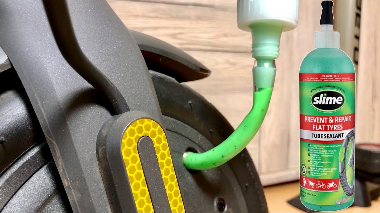 Nie mehr platte Reifen -  Slime Pannenschutz für meinen Xiaomi Mi 1S E-Scooter - Anleitung Tutorial